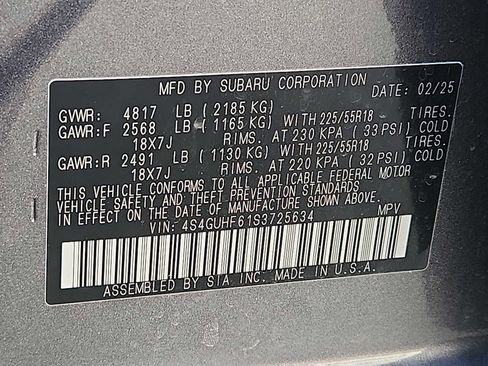 Certified 2025 Subaru Crosstrek 2.5i Sport AWD/4WD image 27