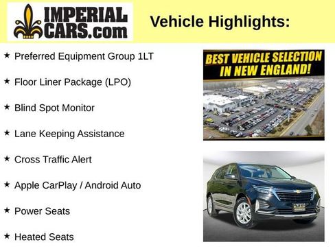 Certified 2024 Chevrolet Equinox LT w/ LPO, Floor Liner Package AWD/4WD image 3