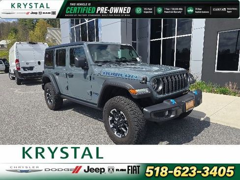 Used 2025 Jeep Wrangler Unlimited Rubicon 4xe w/ Safety Group AWD/4WD image 1