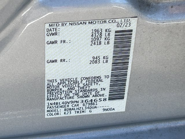 Used 2023 Nissan Altima 2.5 SV FWD image 36