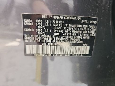 Used 2024 Subaru Outback Touring w/ Popular Package #2 image 8