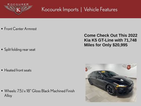 Used 2022 Kia K5 GT-Line AWD/4WD image 5
