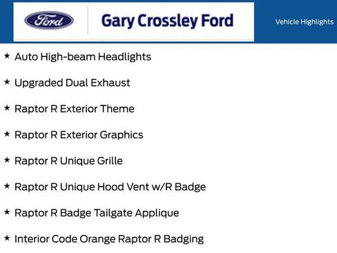 Used 2025 Ford F150 Raptor w/ Equipment Group 803A Raptor R AWD/4WD image 8