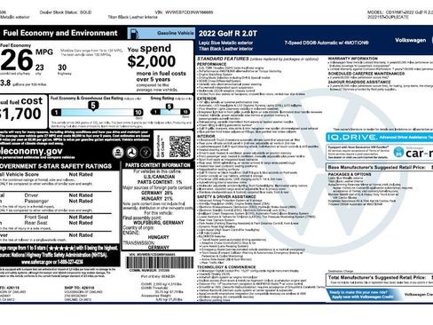 Used 2022 Volkswagen Golf R image 4