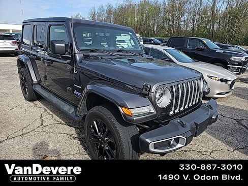 Used 2021 Jeep Wrangler Unlimited Sahara w/ Cold Weather Group image 1