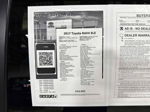 Used 2017 Toyota RAV4 XLE AWD/4WD image 13