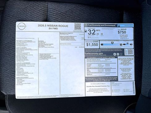 New 2026 Nissan Rogue SV FWD image 21