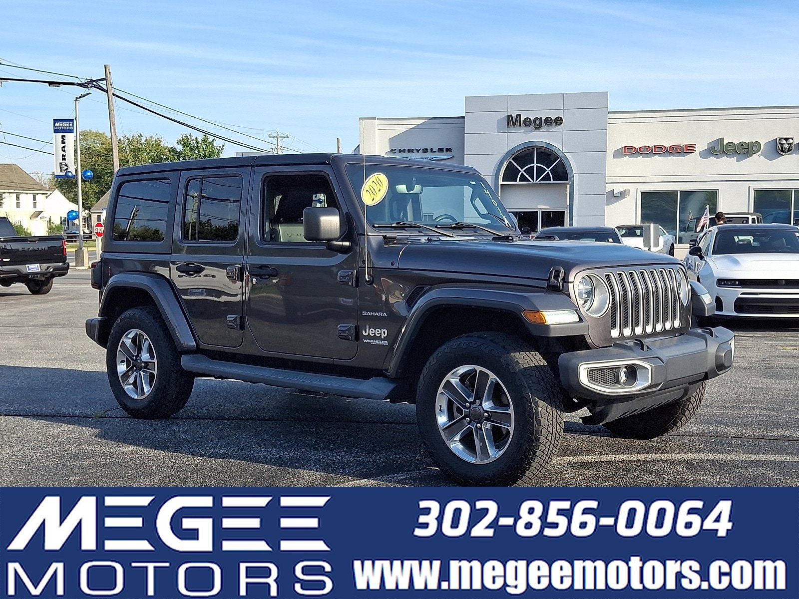 Used 2020 Jeep Wrangler Unlimited Sahara AWD/4WD image 1
