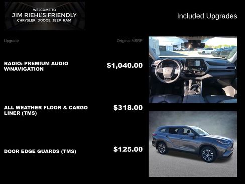 Used 2021 Toyota Highlander XLE AWD/4WD image 11