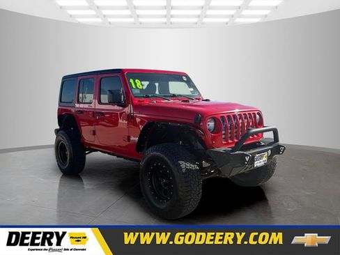 Used 2018 Jeep Wrangler Unlimited Sport image 1