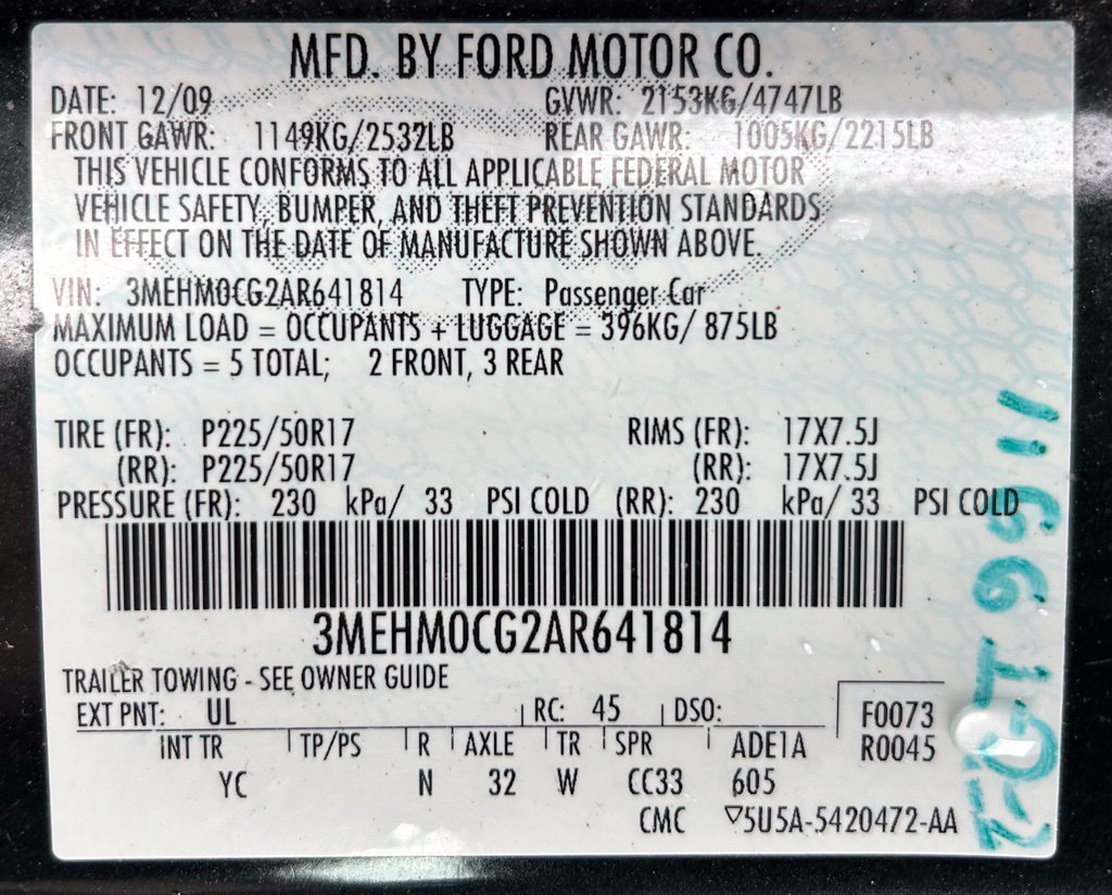 Used 2010 Mercury Milan Premier AWD/4WD image 30