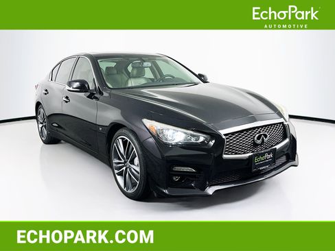 Used 2014 INFINITI Q50 w/ Navigation Package RWD image 1