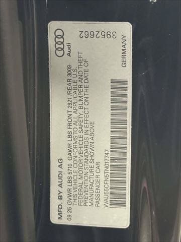 Used 2026 Audi A6 Premium Plus w/ Premium Plus Package AWD/4WD image 33
