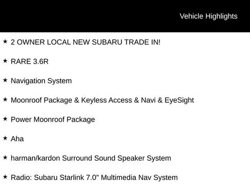 Used 2016 Subaru Legacy 3.6R Limited image 5