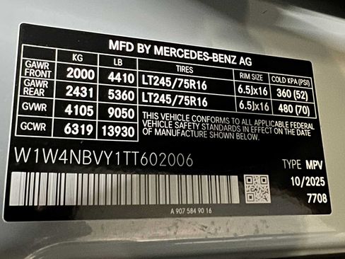 Used 2026 Mercedes-Benz Sprinter 2500 image 40