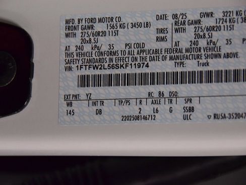 New 2025 Ford F150 STX w/ Equipment Group 200A image 16