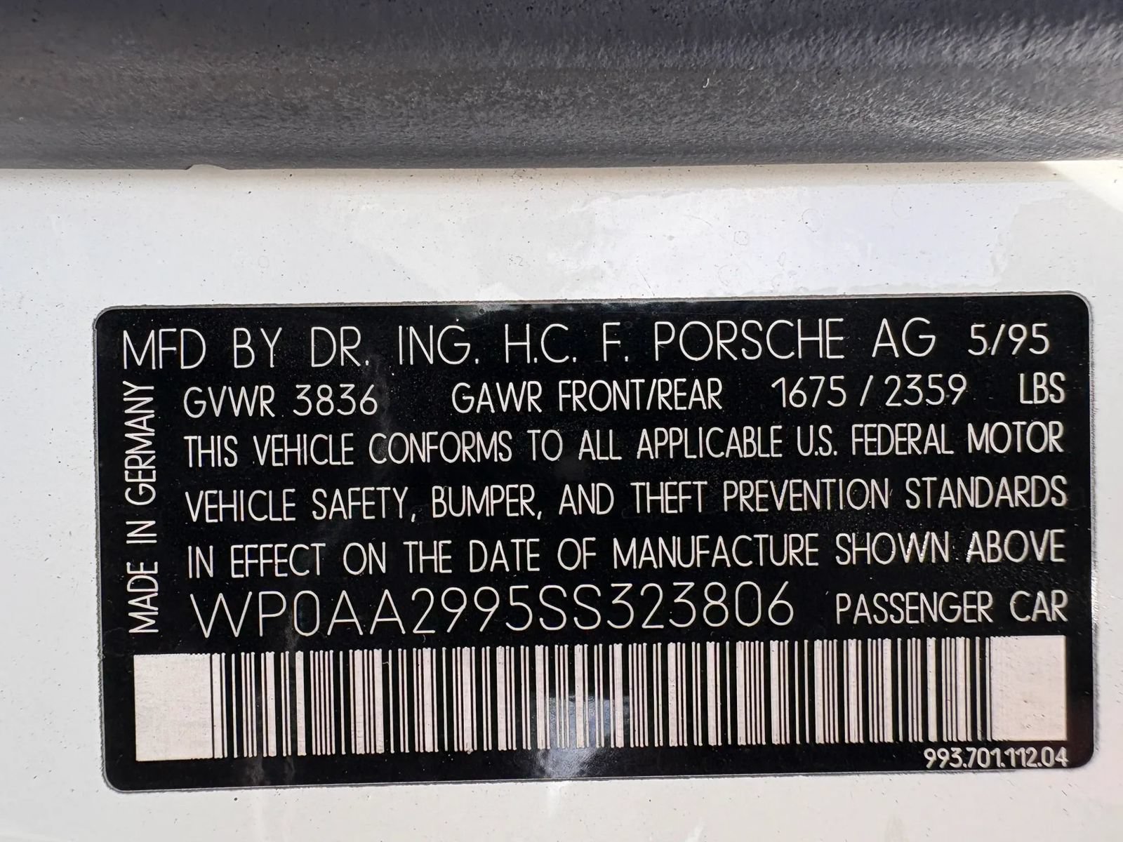 Used 1995 Porsche 911 Carrera image 44