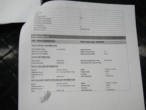 Used 2005 Acura NSX T image 37