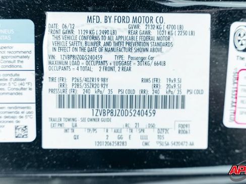 Used 2013 Ford Mustang Shelby GT500 RWD image 69