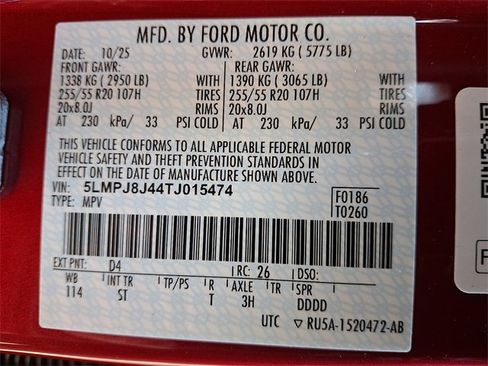 New 2026 Lincoln Nautilus Premier w/ Jet Appearance Package image 10