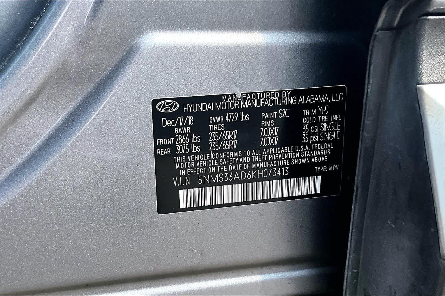 Used 2019 Hyundai Santa Fe SEL FWD image 34