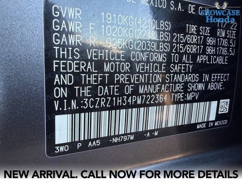 Used 2023 Honda HR-V LX image 13