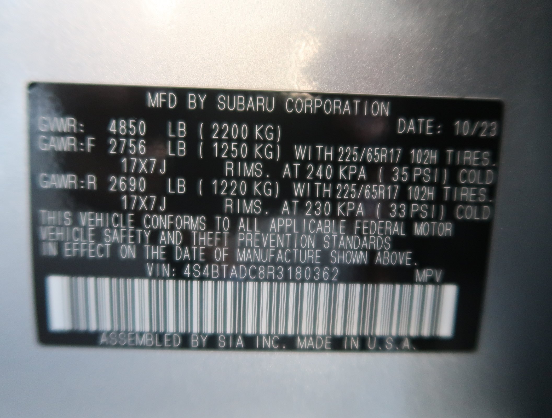 Used 2024 Subaru Outback Premium AWD/4WD image 47