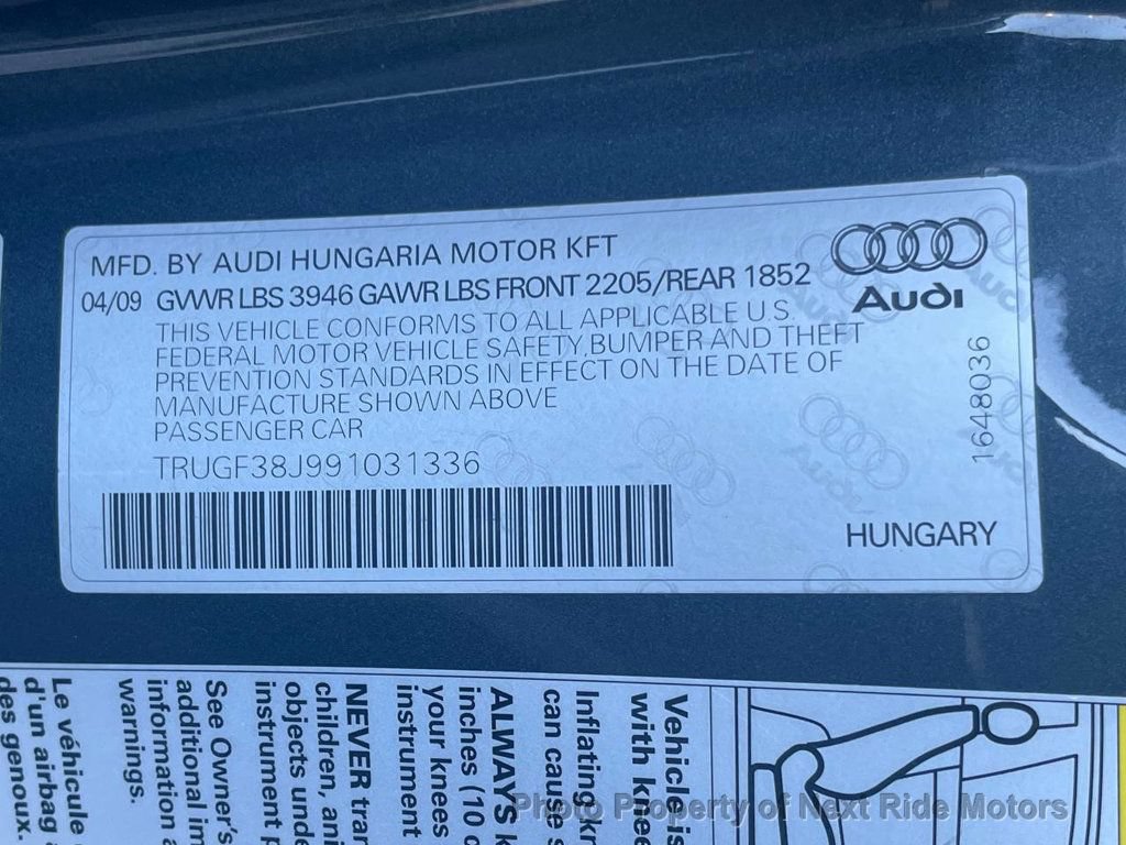 Used 2009 Audi TT 2.0T Premium Plus AWD/4WD image 16