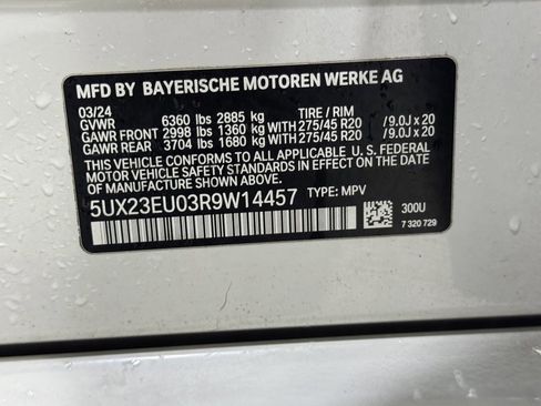 Certified 2024 BMW X5 xDrive40i w/ M Sport Package image 34