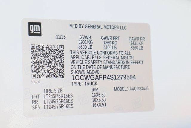New 2025 Chevrolet Express 2500 w/ Driver Convenience Package RWD image 16