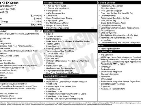 New 2026 Kia K4 EX FWD image 31