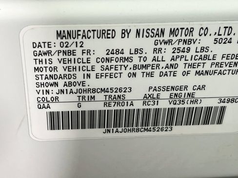 Used 2012 INFINITI EX35 Journey w/ Premium Pkg AWD/4WD image 33