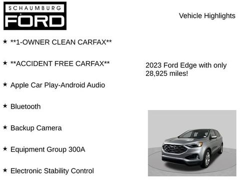 Used 2023 Ford Edge Titanium AWD/4WD image 7