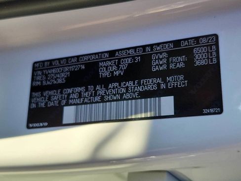 Certified 2024 Volvo XC90 T8 Ultimate w/ Protection Package Premier image 26