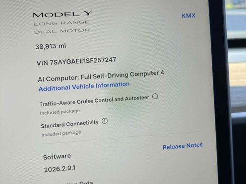 Used 2025 Tesla Model Y Long Range AWD/4WD image 7