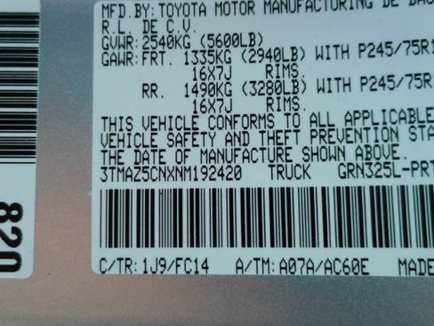 Used 2022 Toyota Tacoma SR5 image 48