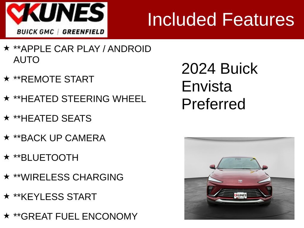 Used 2024 Buick Envista Preferred w/ Convenience I Package FWD image 2