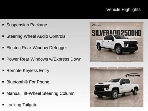 Used 2021 Chevrolet Silverado 2500 W/T w/ Gooseneck/5TH Wheel Package AWD/4WD image 15