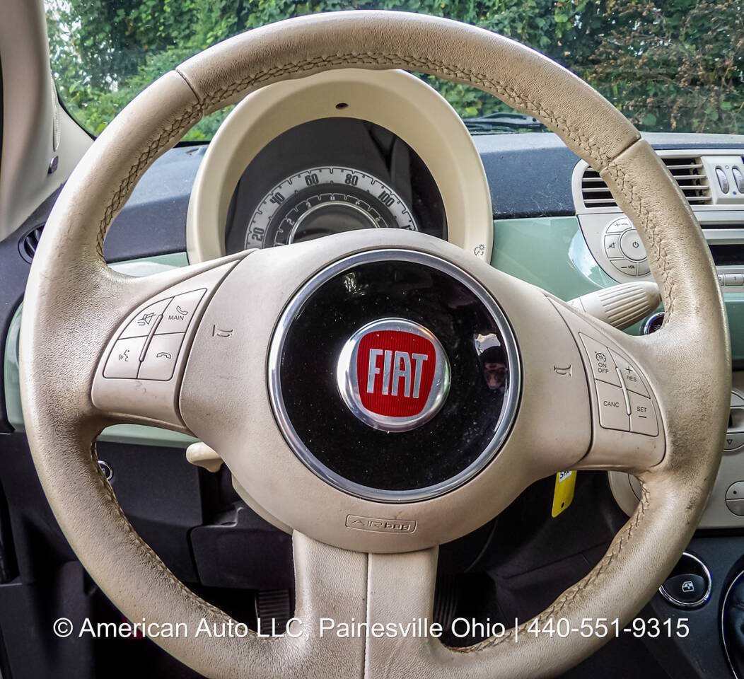 Used 2013 FIAT 500 Lounge w/ Luxury Leather Pkg FWD image 15