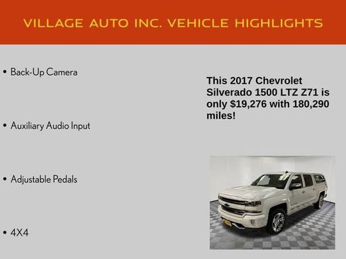 Used 2017 Chevrolet Silverado 1500 LTZ Z71 w/ LTZ Plus Package image 28