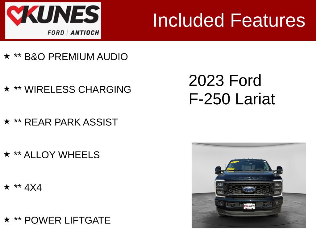 Used 2023 Ford F250 Lariat w/ Lariat Ultimate Package AWD/4WD image 4