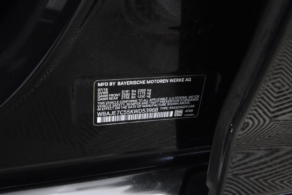 Used 2019 BMW 540i xDrive w/ M Sport Package AWD/4WD image 24