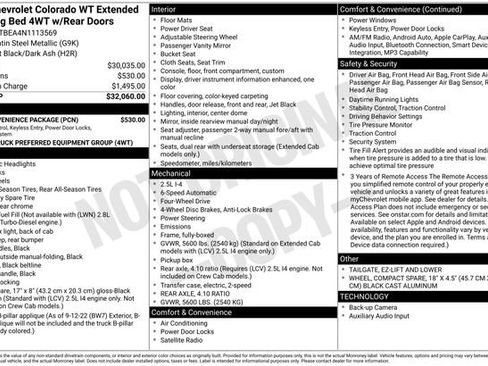 Used 2022 Chevrolet Colorado W/T w/ WT Convenience Package image 13