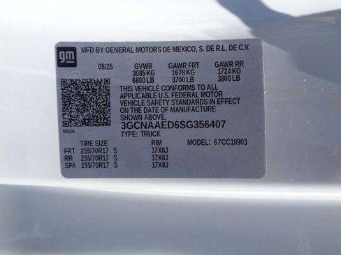 Used 2025 Chevrolet Silverado 1500 W/T RWD image 20
