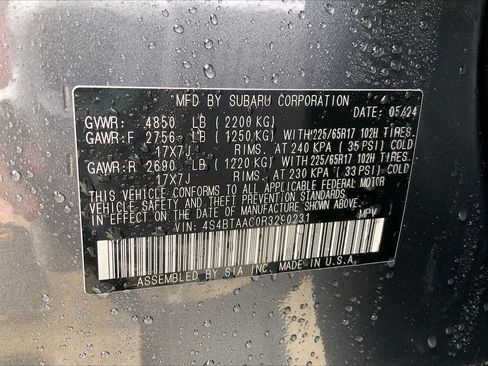 Certified 2024 Subaru Outback AWD/4WD image 33