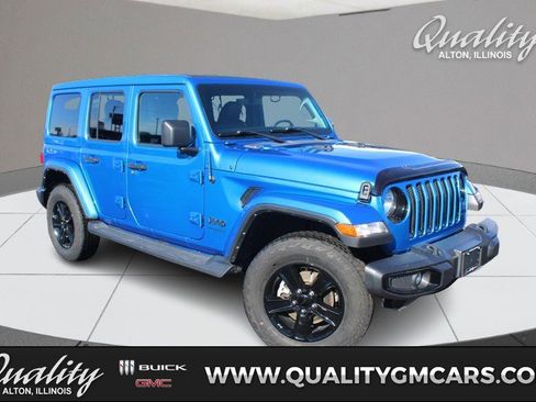 Used 2022 Jeep Wrangler Unlimited Sahara image 1