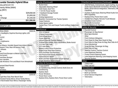 New 2026 Hyundai Sonata Blue image 3