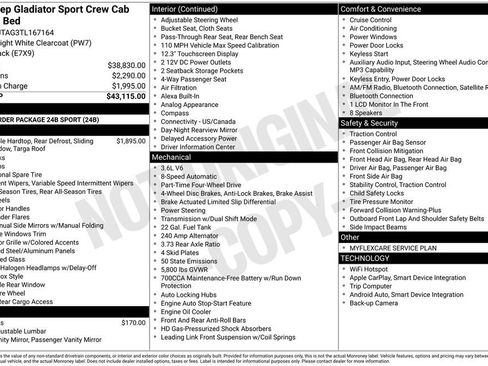 New 2026 Jeep Gladiator Sport image 9