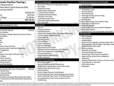 Used 2018 Chrysler Pacifica Touring-L FWD image 2
