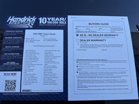 Used 2023 GMC Yukon Denali w/ Denali Reserve Package image 44